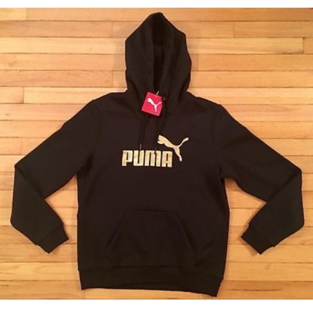 PUMA ( LARGE ) No1. CLASSIC Black GOLD Logo